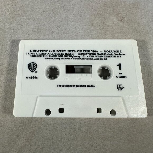 Greatest Country Hits Of The 80s Volume I Cassette Tape 1982 Warner BMG Music - Picture 4 of 4